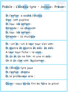 Lire la poésie "Pages d'écriture" de Jacques Prévert page 3 - Lecture visuelle avec Unik et Tipi