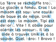 Apprendre à lire une histoire - Lecture visuelle avec Unik et Tipi - Utiliser les sons et images de la méthode de lecture syllabique Alvea