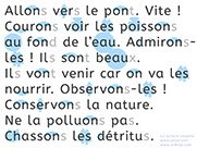 Apprendre à lire avec Unik et Tipi - Histoire à lire 8 avec le son on - Conservons la nature avec Unik et Tipi - Lecture syllabique et visuelle