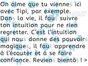 Apprendre à lire avec Unik et Tipi - Histoire à lire 28 avec le son ienne : Fabienne - page 3 sur 3 - Lecture syllabique et visuelle Alvea