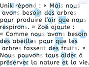 Apprendre à lire avec Unik et Tipi - Histoire à lire 22 avec le son ille : Unik a une idée p3 - Lecture syllabique et visuelle Alvea