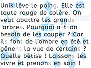 Apprendre à lire avec Unik et Tipi - Histoire à lire 21 avec le son oin/ouin : Unik lève le poing p1 - Lecture syllabique et visuelle Alvea