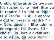 Apprendre à lire avec Unik et Tipi - Histoire à lire 20 avec le son un : Unik aime le parfum des fleurs 2 - Lecture syllabique et visuelle Alvea